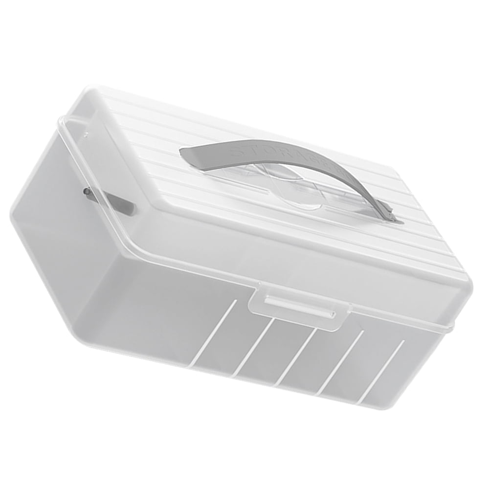 WHAMVOX Plastic Cord Organizer Compartment Cable Management Box Electronics Organizer Bin