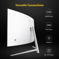 thumbnail image 4 of Z-Edge 27-inch Curved Gaming Monitor, Full HD 1080P 1920x1080 LED Backlight Monitor, with 75Hz Refresh Rate and Eye-Care Technology, 178° Wide View Angle, VGA+HDMI, 4 of 5