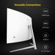 thumbnail image 4 of Z-Edge 27-inch Curved Gaming Monitor, Full HD 1080P 1920x1080 LED Backlight Monitor, with 75Hz Refresh Rate and Eye-Care Technology, 178° Wide View Angle, VGA+HDMI, 4 of 5