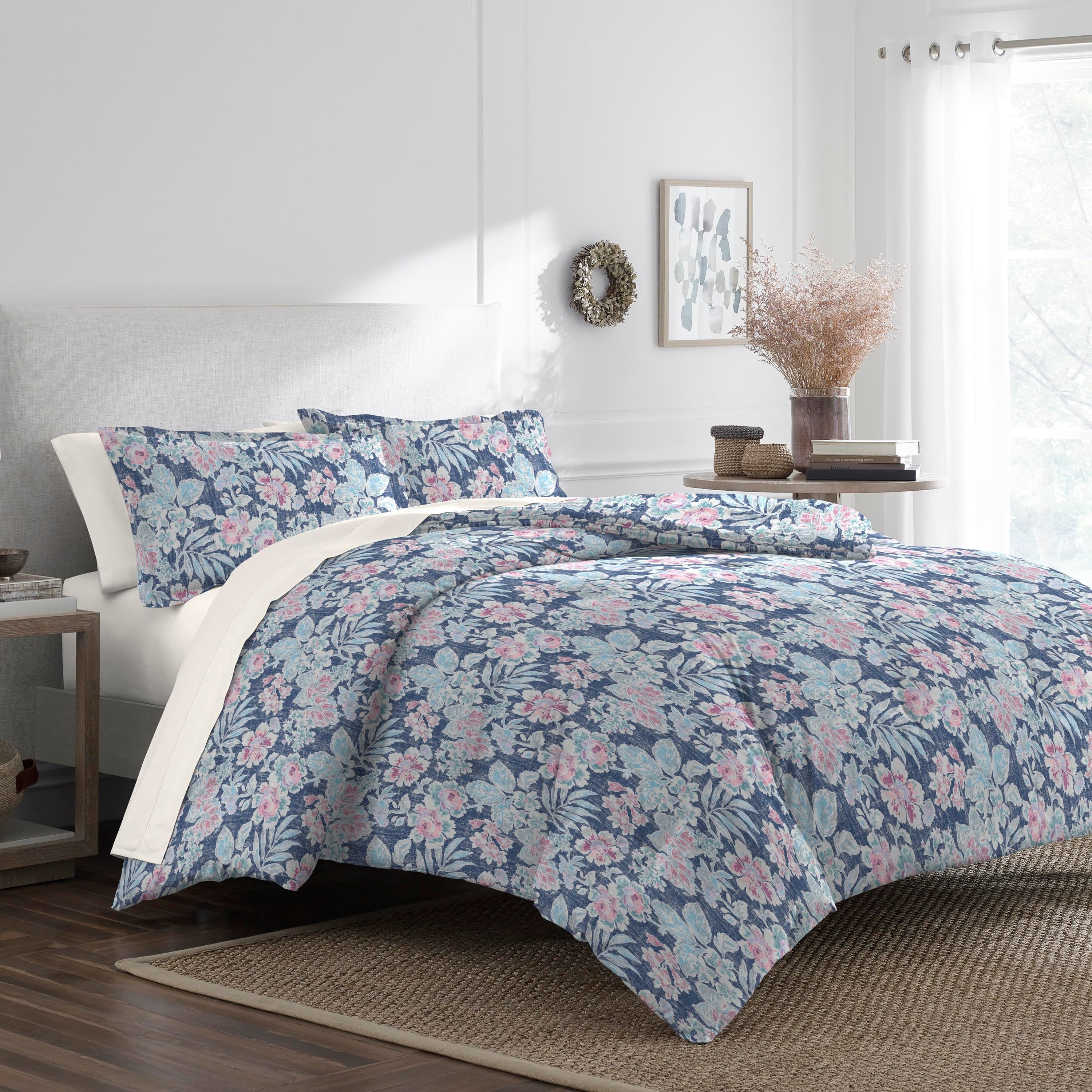 Martex Abigail Floral Comforter Set - Walmart.com