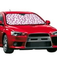 thumbnail image 2 of Bingfone Orchids Flowers Car Windshield Sun Shade Protector Keep Your Vehicle Cool Sun Shield Visor Cover Foldable for Car Truck SUV-Medium, 2 of 8