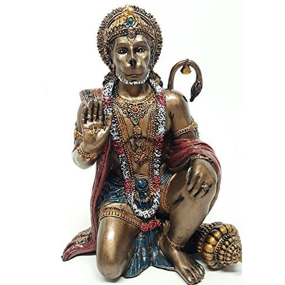 Hanuman - Hindu God of Strength Statue Sculpture Deity Figure