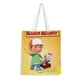 thumbnail image 1 of Handy Manny Bolso de tela con estampado de lienzo para mujer, bolsa de compras reutilizable y estética, con cremallera interior, regalo para mujer,40*45cm., 1 of 6