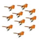 thumbnail image 1 of 10 piezas de pájaros artificiales con plumas, con clip, decorativos, de aspecto realista, figuras de pájaros de simulación para el jardín y el hogar., 1 of 9