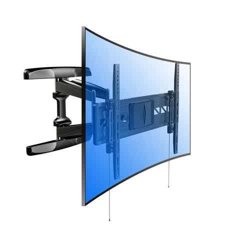 Loctek R2 Curved Panel UHD HD TV Wall Mount Bracket Articulating Arm Swivel & Tilt for 32