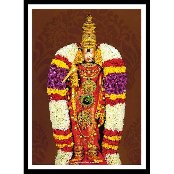 Digitouch Design Goddess Meenakshi Amman Photo Frame, 7 x 9 inches,Wall Mount