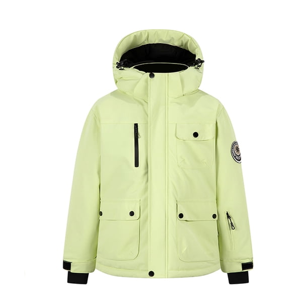Combinaison De Ski Enfant 4-11 Ans - Snowsuit Imperméable à Capuche, Ensemble Hiver Coupe-Vent Pour Fille Et Garçon
