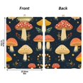 thumbnail image 5 of FORMRS Acrylic Clipboard with Low Profile Clip Standard A4 Letter Size, 12.5" x 9", Black Mushroom Pattern, 5 of 8