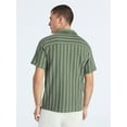 thumbnail image 3 of Free Assembly Men's Textured Cotton Camp Shirt with Short Sleeves, Sizes S-3XL, 3 of 6