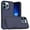 Darkblue, variant on Allytechgroup Compatible for Apple iPhone 13 Pro Max, Rugged Shockproof Military Grade Protection Dual Layers Hard PC TPU Phone Case for iPhone 13 Pro Max, Black