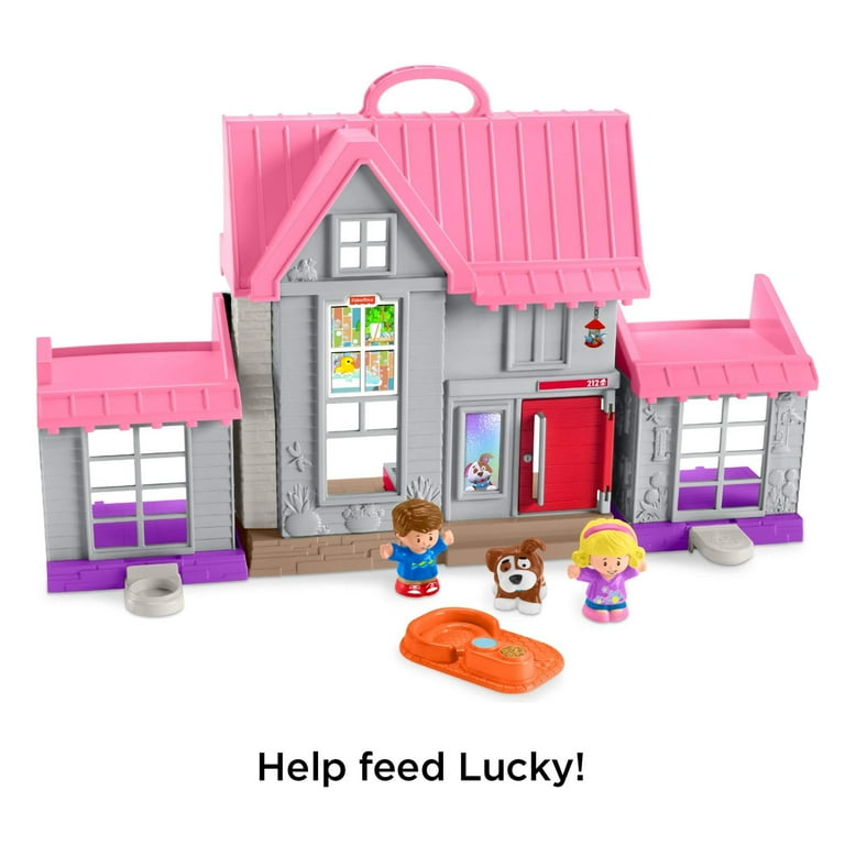 Fisher price little people pink house outlet