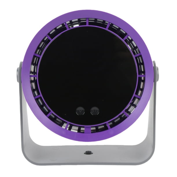 Desk Turbo Ventilador, Pantalla Digital Ventilador De Mesa Montada En La Pared Ultra Tranquila, 100 Niveles De Velocidad Ajustable, 2400 MAh Recargable Ventilador De Circulación