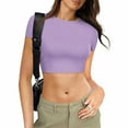 thumbnail image 1 of MKLEKYY Camisetas Camisetas Casuales Estampadas Para Mujer, Cuello Redondo, Manga Corta, Blusa Tipo Túnica Talla XXL, 1 of 3