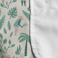 thumbnail image 4 of Rural Microwave Oven Cover, Vietnamese People in the Rainforest Palm Trees Exotic Jungle Foliage Travel, Water Resistant Organizer with Pockets for Kitchen, 36" x 12", Seafoam Rose Ivory, by Ambesonne, 4 of 4