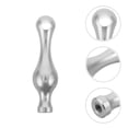 thumbnail image 1 of Greenadscape 2Ud Tapas Metálicas Plata Para Postes Muebles Soporte Y Embellecedor Para Estantes, 1 of 8