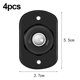 thumbnail image 2 of Whataatahia 4 Piezas Ruedas Autoadhesivas Polea Universal Adhesiva Acero Inoxidable Pegado para Cajas de Almacenamiento Muebles, 2 of 6