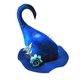 thumbnail image 1 of Advancent Sombrero de Halloween Atmósferas Temática Cosplay Sombreros Vacaciones Sombrero Decoración Creepy Spooky Disfraz Accesorio Fotografía Kits de decoración para fiestas Azul Advancent HA068200-02, 1 of 1