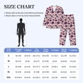 thumbnail image 4 of Kdxio Skull lips record Guitar Men’s Pajama Set Pajamas For Men 2 Piece PJ Set with Men Pajama Pants and Long Sleeve T-Shirt Lounge Set-X-Large, 4 of 7
