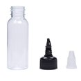 thumbnail image 4 of KingWei Botella de líquido extruido de plástico LDPE Botella exprimidora Botella dispensadora con cuentagotas 10 botellas de 2 oz Botella de lavado de laboratorio Botella de goteo Botella de pigmento, 4 of 5
