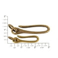 thumbnail image 5 of B8367 Antique Brass, Small Fish Hook Key Chain, Solid Brass-LL, 5 of 5