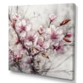 thumbnail image 2 of Designart "Pink Blooming Cherry Blossom II" Tree Cherry Blossom Canvas Wall Art, 2 of 5