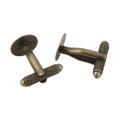 thumbnail image 4 of Sonducket 20 piezas bronce antiguo 12mm plano en blanco configuración gemelos gemelos Ropa, zapatos y accesorios Miscelánea, 4 of 6