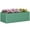 08#Green, variant on DUOSONG Outsunny Galvanized Raised Garden Bed Kit, Large And Tall Metal Planter Box For Vegetables, Flowers And Herbs, Reinforced, 6' X 3' X 2', Light Green Green Steel Garden & Outdoor Outdoor &