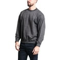 thumbnail image 2 of G-Style USA Men's Long Sleeve Solid Fleece Crewneck Sweatshirt MSC13126 - Charcoal - Large, 2 of 6