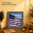 thumbnail image 2 of Patriotic Picture Frame, Honor Sacrifice Family Country Flag Decor, 2 of 8