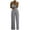 Grey, variant on Casual Jumpsuits for Women Soild Top Sling Pants Wide Pearl Leg Jumpsuit Rompers Overalls