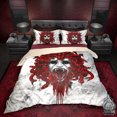 thumbnail image 3 of White Goth Bedding Set, Comforter or Duvet, Vampire Medusa, Gothic Bed Cover,, 3 of 10