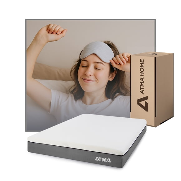 Colchón en Caja Matrimonial Atma Smooth Top Memory Foam Altura 29cm