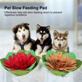 thumbnail image 3 of Pet Slow Feeding Pad Flower Shaped Pet Snuffle Mat for Dogs Nosework Sniffing Bowl Interactive Feed Sniffing P, 3 of 7