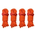 thumbnail image 1 of Yuarrent 4X Cordón de tienda Cuerda reflectante Cuerda de viento Solidez de alta resistencia DIY Prop Multicolor Universal Pieza reemplazada Ropa Deportiva, Zapatos Naranja, 1 of 6