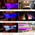 thumbnail image 7 of Color Changing Christmas Xmas Decor Under Cabinet LED Lighting Kit RF Control For Kitchen Shelf Counter Furniture Holiday Lighting (6 Lights RGBW), 7 of 7