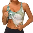 thumbnail image 3 of Balery Starfish And Seashell Sujetadores deportivos con espalda cruzada para mujer, acolchados, sin costuras, de alto impacto, ideales para yoga, gimnasio, entrenamiento y fitness.-Medium, 3 of 8