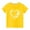 Yellow, variant on WREESH Baby Clothes Toddler Kids Boys Girls Fashion Cute Round Neck Print Short Sleeve Top Black