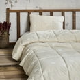 thumbnail image 4 of SUSSEXHOME King Size Summer Comforter Set - 100% Pure New Wool Filled Down Alternative Comforter, Hypoallergenic, Soft Bedspread, Lightweight, Reversible, Made From Sheep Wool, White King, 4 of 10