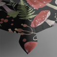 thumbnail image 3 of Red Mushroom Fern Black Pattern Rectangle Tablecloth 60"x84",Waterproof Polyester Rectangle Table Cloth, Wipeable Spillproof Polyester Tablecloth for Dining, Camping, Indoor and Outdoor, 3 of 5