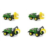 1/50 John Deere Prestige Collection (SET OF 4) Grapple Skidder/Feller Buncher Toy Set - LP69916B