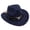Navy, variant on Boys Girls Fashion Ethnic Handsome Tibetan Hat Childrens Performance Hat Head Upturned Brim Western Cowboy Hat Sun Hat Size 3-8 Years,Navy