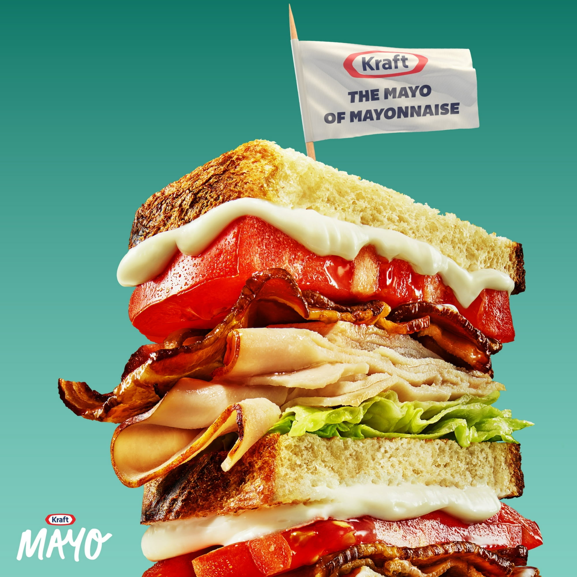 Kraft Real Mayo Creamy & Smooth Mayonnaise Squeeze Bottle 22 fl oz (Pack of 6)