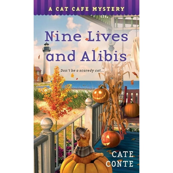 Cat Cafe Mystery Nine Lives and Alibis: A Cat Cafe Mystery, Book 7, (Paperback)