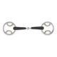 thumbnail image 1 of Equirubber - Filete Biselado para Caballos Unidos Equikind+ (Plateado, Negro), 1 of 2