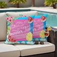 thumbnail image 4 of Summer Time Outdoor Pillow Covers Pack of 2 Oil Painting Watermelon Fruit Popsicles Ice Cubes Waterproof Throw Pillow Covers Decorative Cushion Cases for Patio Garden Tent Balcony Couch 24x24 inch, 4 of 9