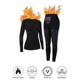 thumbnail image 2 of ANFERRY Womens Thermal Underwear Set Anti-Static Moisture Wicking Long Johns Seamless Crew Neck Ski Base Layer Cold Weather Outfit Sets, 2 of 8
