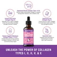 thumbnail image 5 of Premium Liquid Collagen For Dogs - 5x Collagen Types I, II, II, V & X - Support For Joints, Skin, Coat, Bone, Immune System & Hips - Collagen Supplement With Hyaluronic Acid - Made In USA - 2oz, 5 of 7