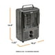 thumbnail image 3 of Calentador de espacio utilitario portátil estilo Milkhouse de 1500 W, 3 of 6