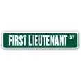 thumbnail image 1 of SignMission LIEUTENANT SS-FIRST 4 x 18 Po Chambre d'Enfant Signe de Rue - Premier LIEUTENANT, 1 of 1