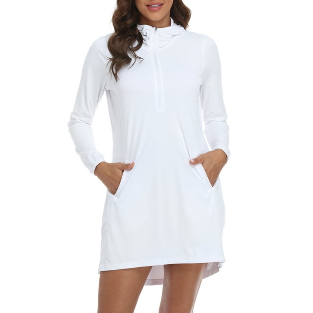 HDE Beach Coverups for Women UPF 50 Long Sleeve Swim Cover Up Dress